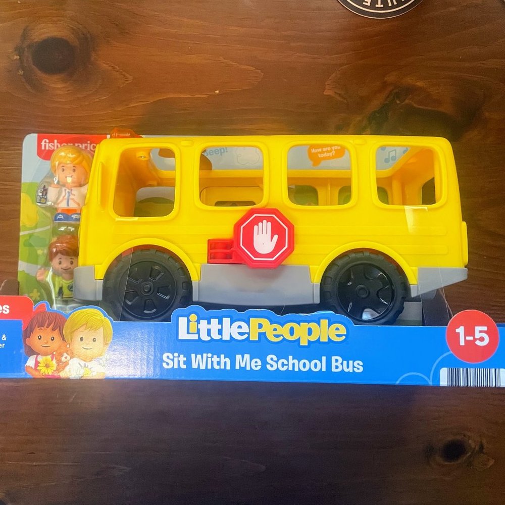 Fisher-Price Little People Sit With Me School Bus new original packaging